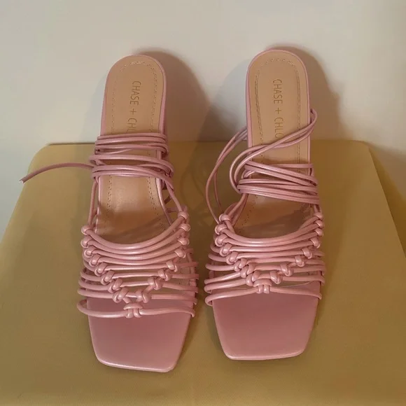 Lavender Strappy Heels and Handbag Set size 10 nwt - Picture 16 of 16